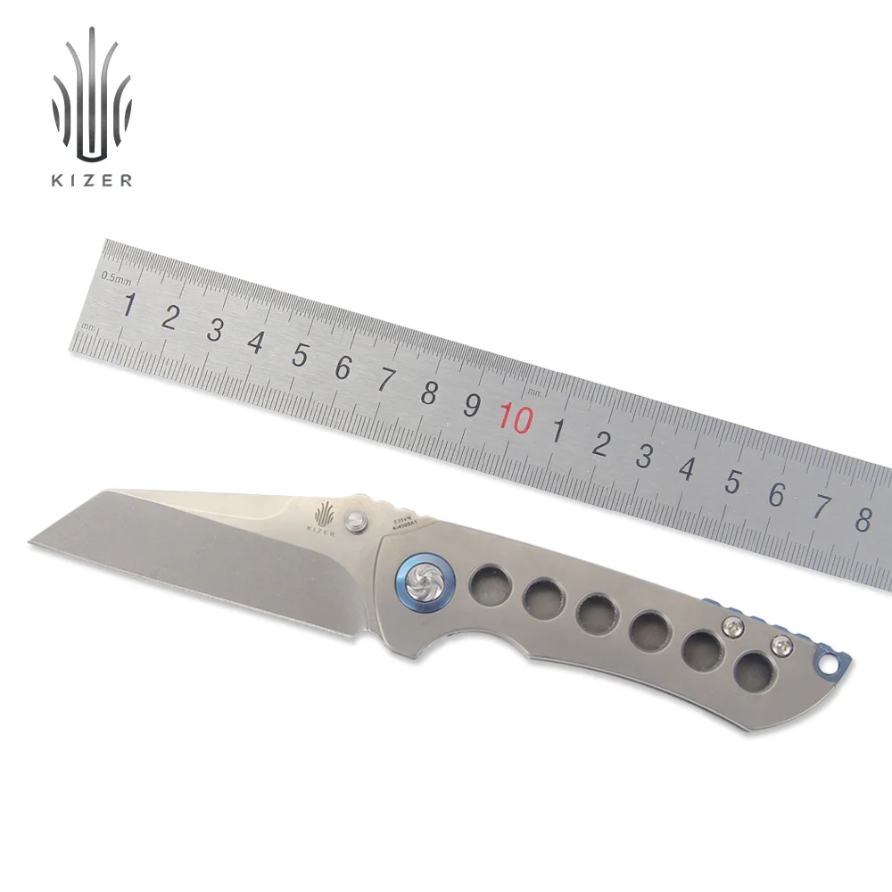 Kizer нож для выживания тактический KI4508A1 титановый с ручкой высокое качество edc