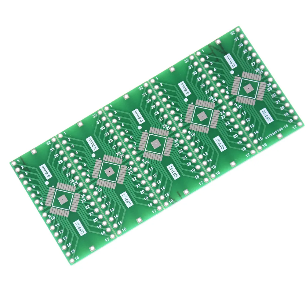 Новый адаптер TQFP/LQFP/EQFP/QFP32 0 8 мм к DIP32 преобразователь печатной платы оптовая
