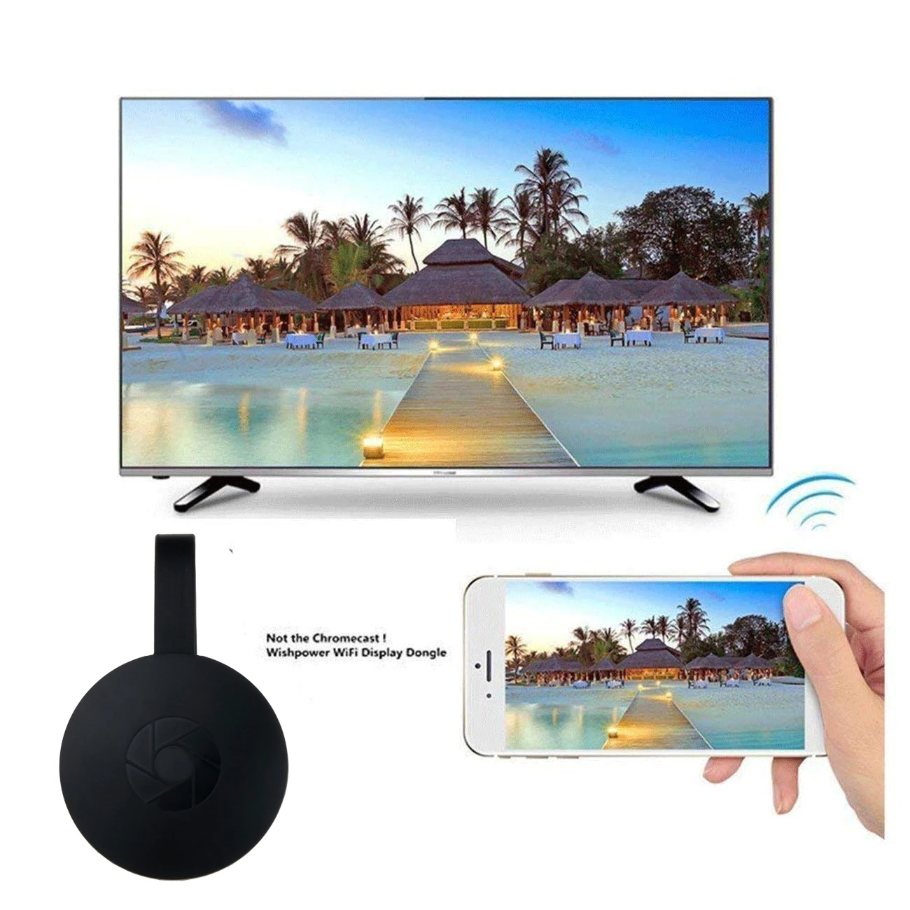 Kebidumei G2 TV Stick Dongle 1080P HD Mirascreen HDMI Беспроводной Wi Fi дисплей ресивер Поддержка IOS для