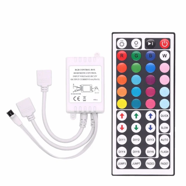 SMD 5050 3528 2835 RGB светодиодный светильник лента аксессуары DC 12V 24 key/44 key RGB IR RF пульт дистанционного управления для RGB светодиодный