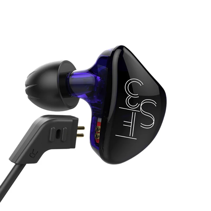 Спортивные наушники ES3 BA + DD In Ear гибридная гарнитура HIFI бас шумоподавление с