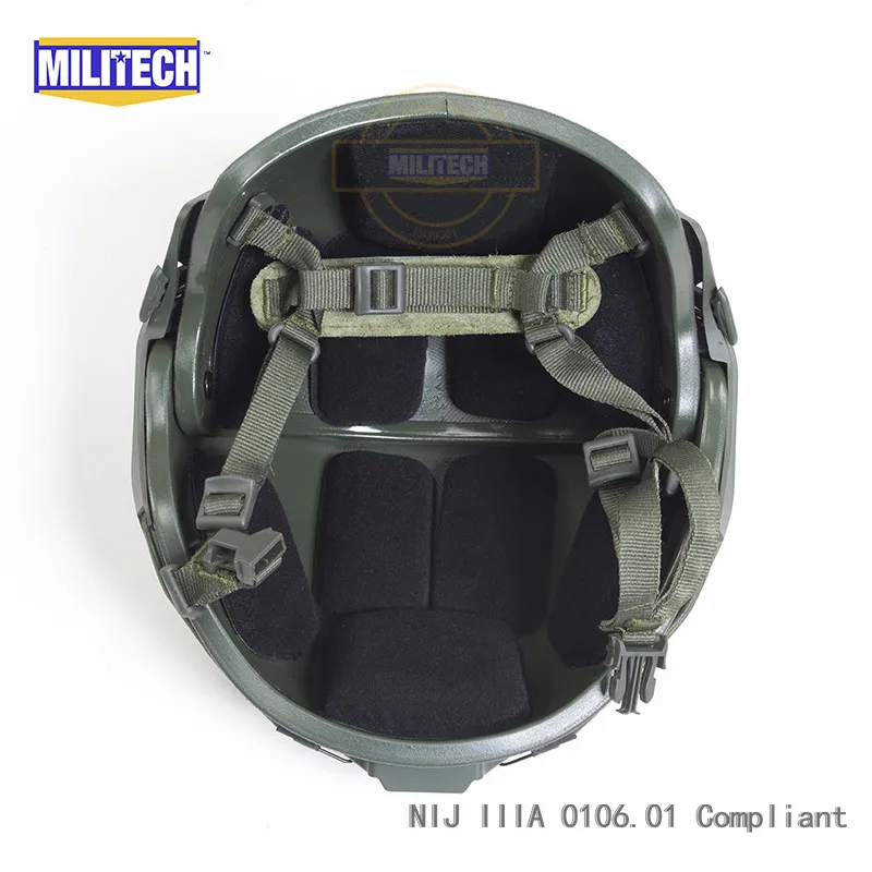 MILITECH M/LG OD NIJ уровень IIIA 3A воздушная рама арамидный Пуленепробиваемый Шлем Airframe баллистический шлем с 5 лет гарантии