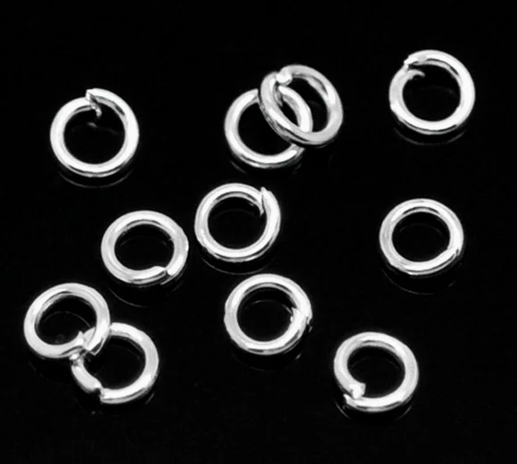 DoreenBeads 2000 шт. серебристый цвет открытым кольцом 3 5 мм Диаметр. Фурнитура (B03114) |