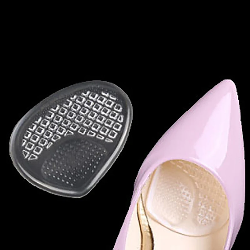 

Silicone Gel Front Forefoot Pads Soft Pain Relief High Heels Half Palm Insoles