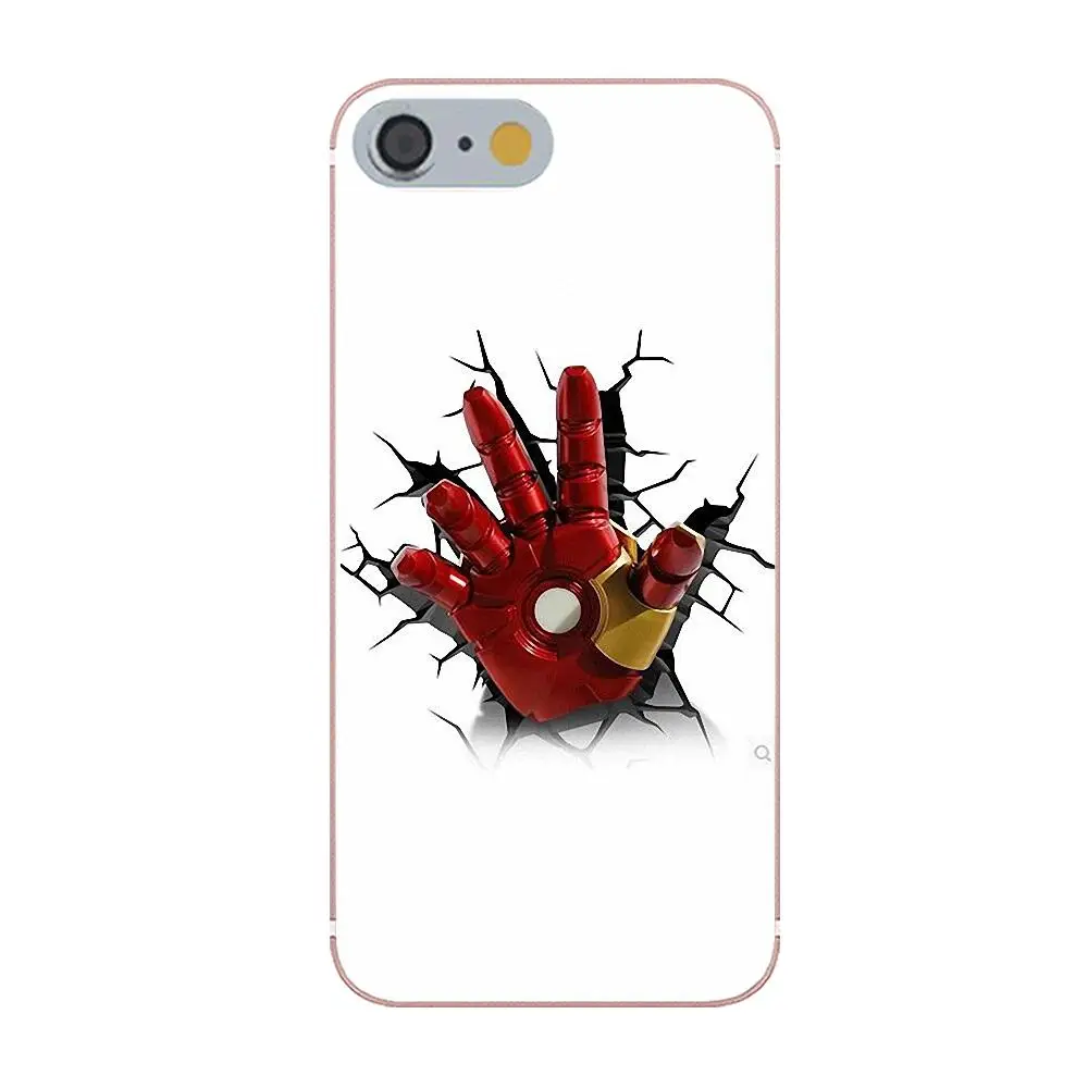 Халк Тор Человек паук супер герой 3d арт дизайн для Apple iPhone X 4 4S 5 5C 5S SE 6 6S 7 8
