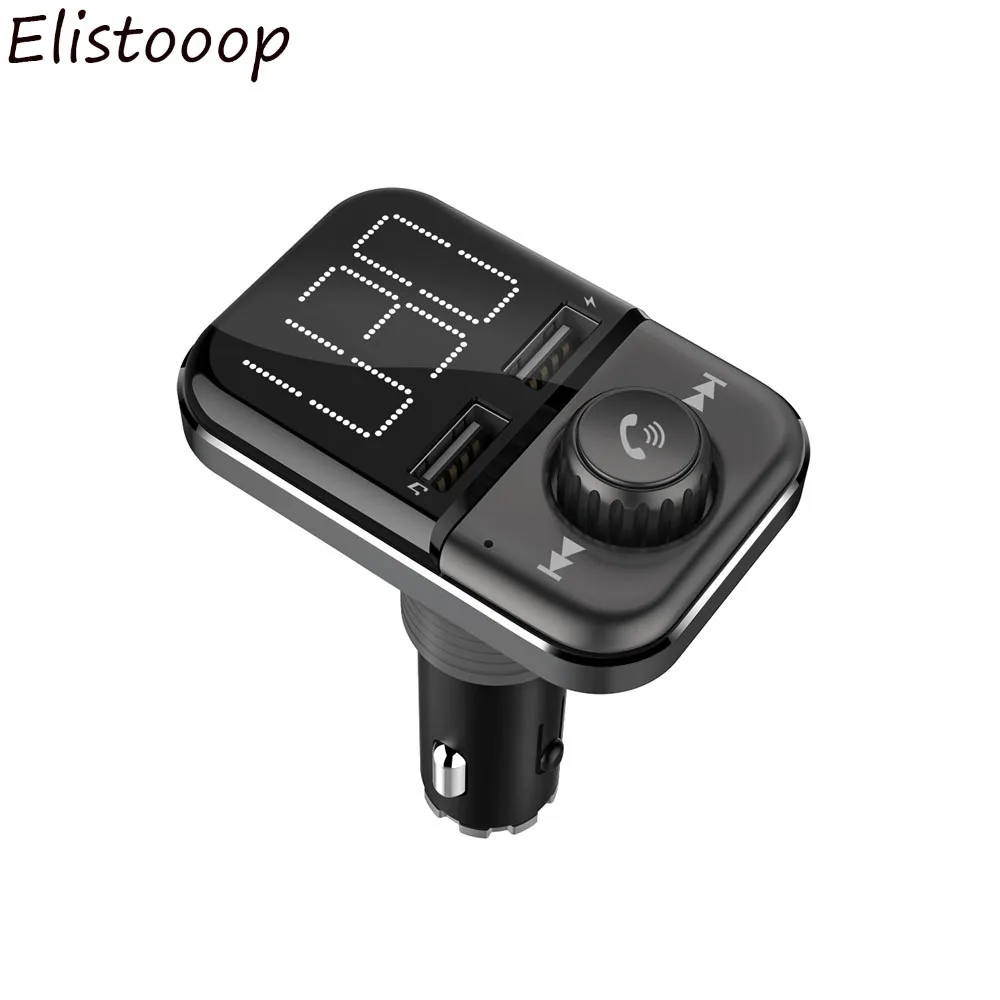 New Car Kit Bluetooth--compatible FM Transmitter Radio Receiver Adapter Modulator MP3 Player Hand-free USB TF Card Charger | Автомобили и