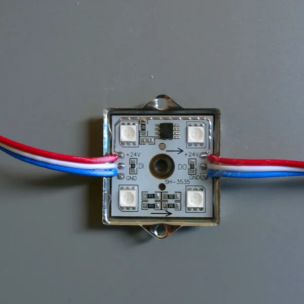 Светодиодный адресуемый смарт модуль DC24V UCS19034 шт. 5050 SMD светодиодный s 0 96 Вт