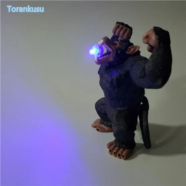 Dragon Ball Z фигурку Сон Гоку обезьяна Светодиодный светильник DIY Дисплей игрушка Esferas