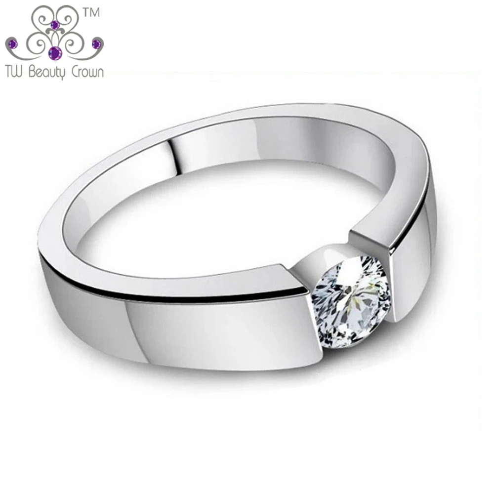 1 шт. мужское кольцо с фианитом | Украшения и аксессуары