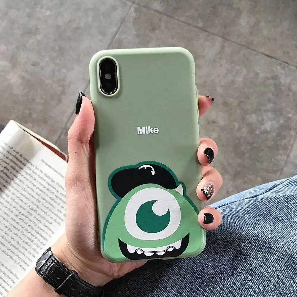 Милый чехол из ТПУ для iPhone Xs X Max XR 7 8 Plus Забавный 6 6s 5S SE матовый телефона|Бамперы| |