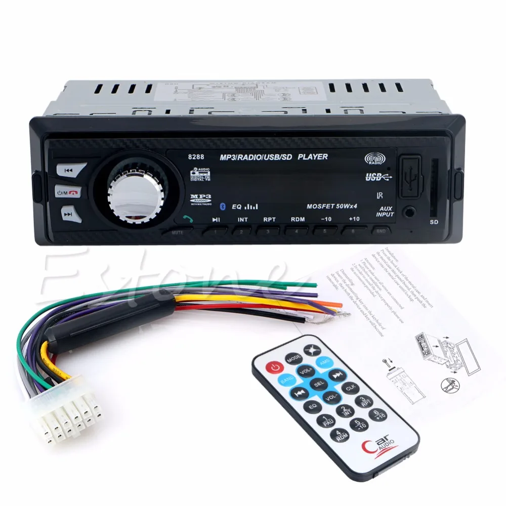 Автомобильный стереопроигрыватель 12 В Bluetooth Aux ресивер SD/USB/MP3 FM