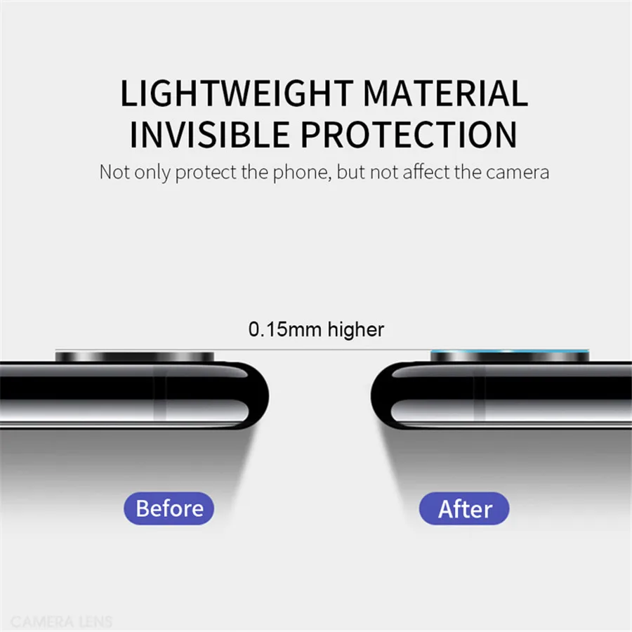 Для iPhone 11 Pro Max защита для камеры объектив из закаленного стекла+ металлический задний чехол для объектива для iPhone XS Max X 8 7 Plus стеклянный чехол