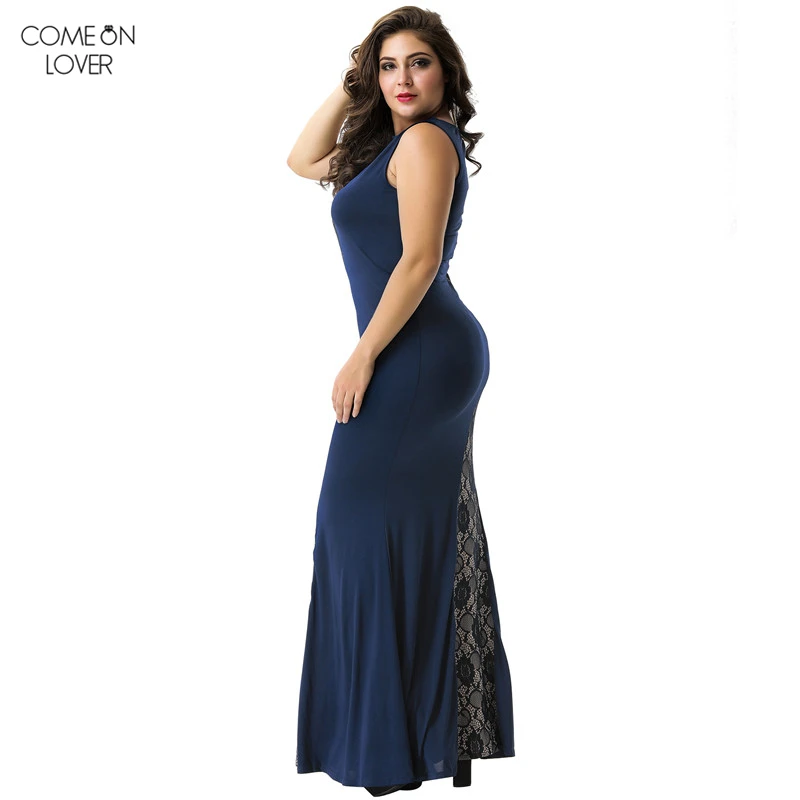 Comeonlover пин-ап вещей Большие размеры сарафаны женское платье вязаное RY80054