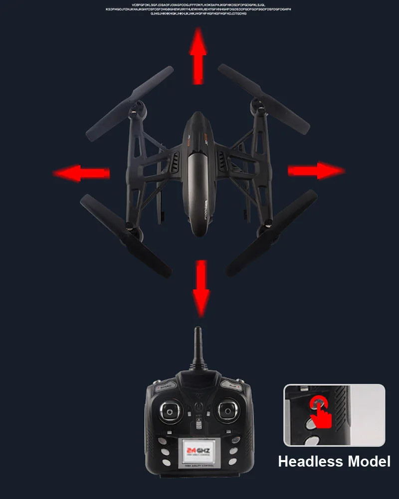 Умная Wi-Fi FPV камера JXD 509 Вт IOS и Android Безголовый антенна 6 оси 4CH RC Quadcopter RTF р/у 2MP Камера, беспилотные летательные аппараты с Камера JXD 509G