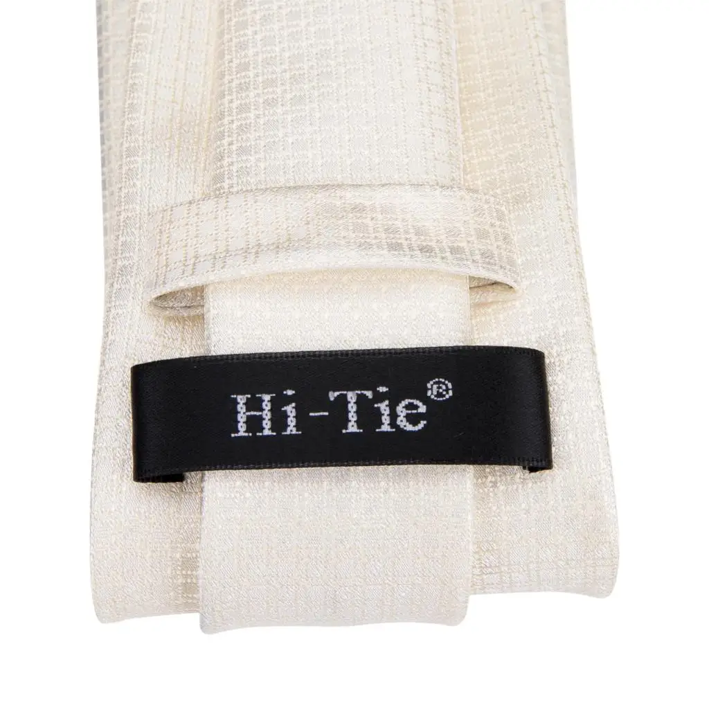 Hi-Tie, роскошные шелковые галстуки для мужчин, фирменный дизайн, классические, деловые, вечерние, свадебные галстуки, набор, белые модные галстуки, 8,5 см, C-3042