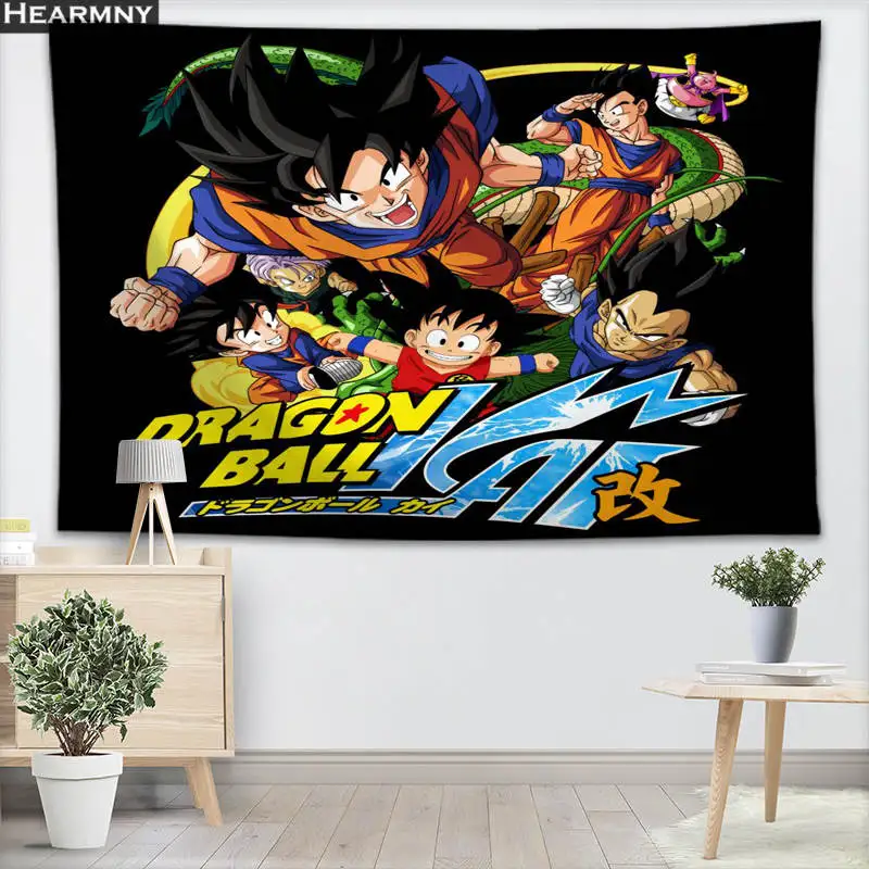 Фон тканевый балдахин гобелен настенный на заказ Dragon Ball Z спальня гостиная одеяло Йога пляжное полотенце скатерть