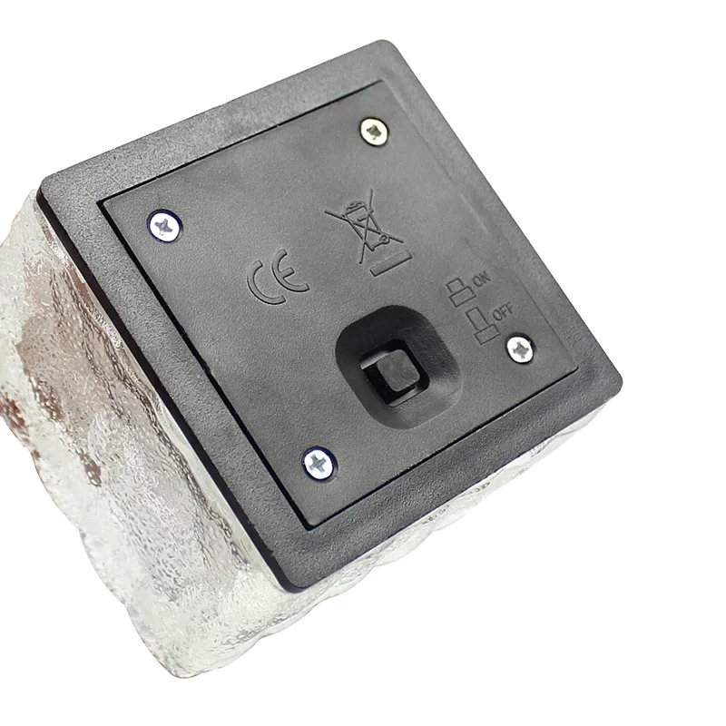 Koop 10 Stks/partij Led Ondergrondse Lamp Dek Licht Wit Solartuinlamp Brick Ice Cube Path Verzonken Led Floor Light Gratis Verzending