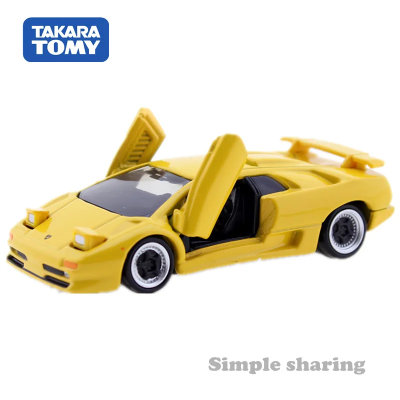 Tomica Premium No.15 Lamborghini Диабло SV желтая Takara Tomy металлическая модель автомобиля игрушки
