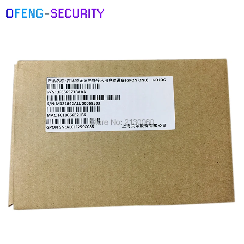 10 шт./лот I-010G GPON ONU Alcatel Lucent Bell оптический сетевой терминал FTTH ONT с 1 GE Ethernet портом
