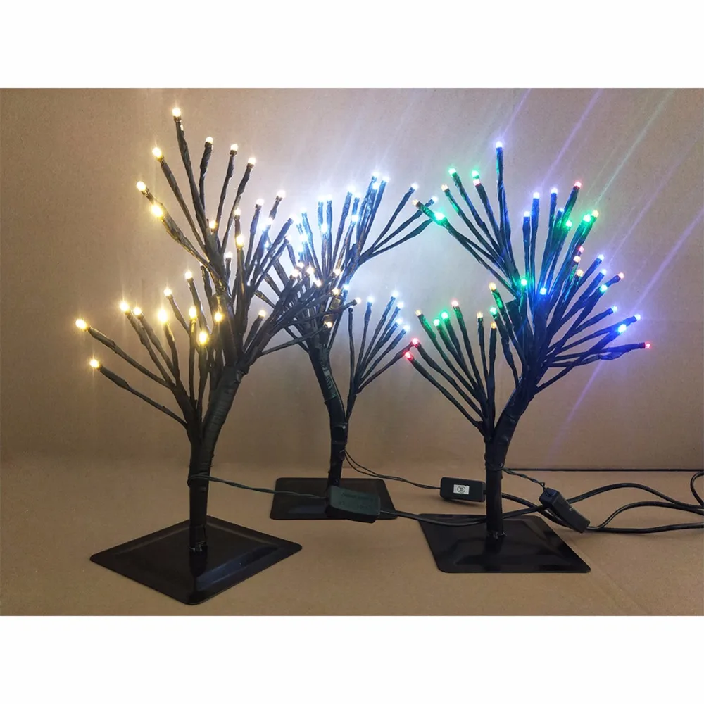 2 светодио дный шт. DIY Cherry ветка лампа Luminaria светодиодные ночники 40 лампы Рождество