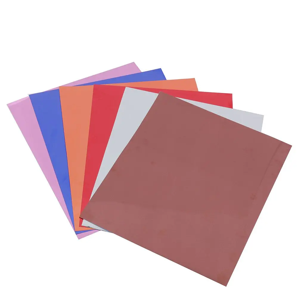 21 см x 30 см(8,26 ''x 12''), 18 цветов, скидка, металлическая теплопередача, виниловая футболка, термопресс, железная пленка, пленка для одежды, шляпа, лист
