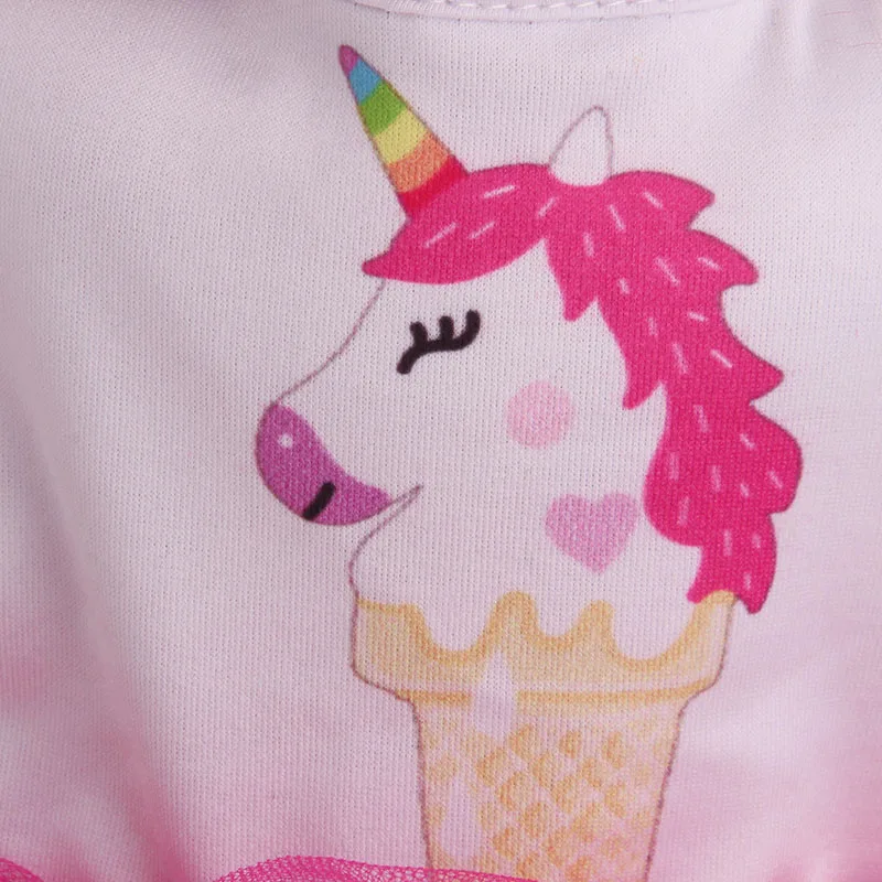 

luckdoll Stylish and beautiful unicorn dress for 18 inch and 43 cm American doll
