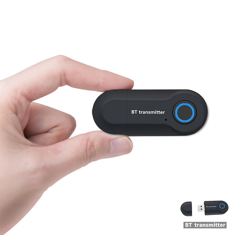 Роскошный 3 5 мм беспроводной Bluetooth адаптер передатчик стерео джек аудио