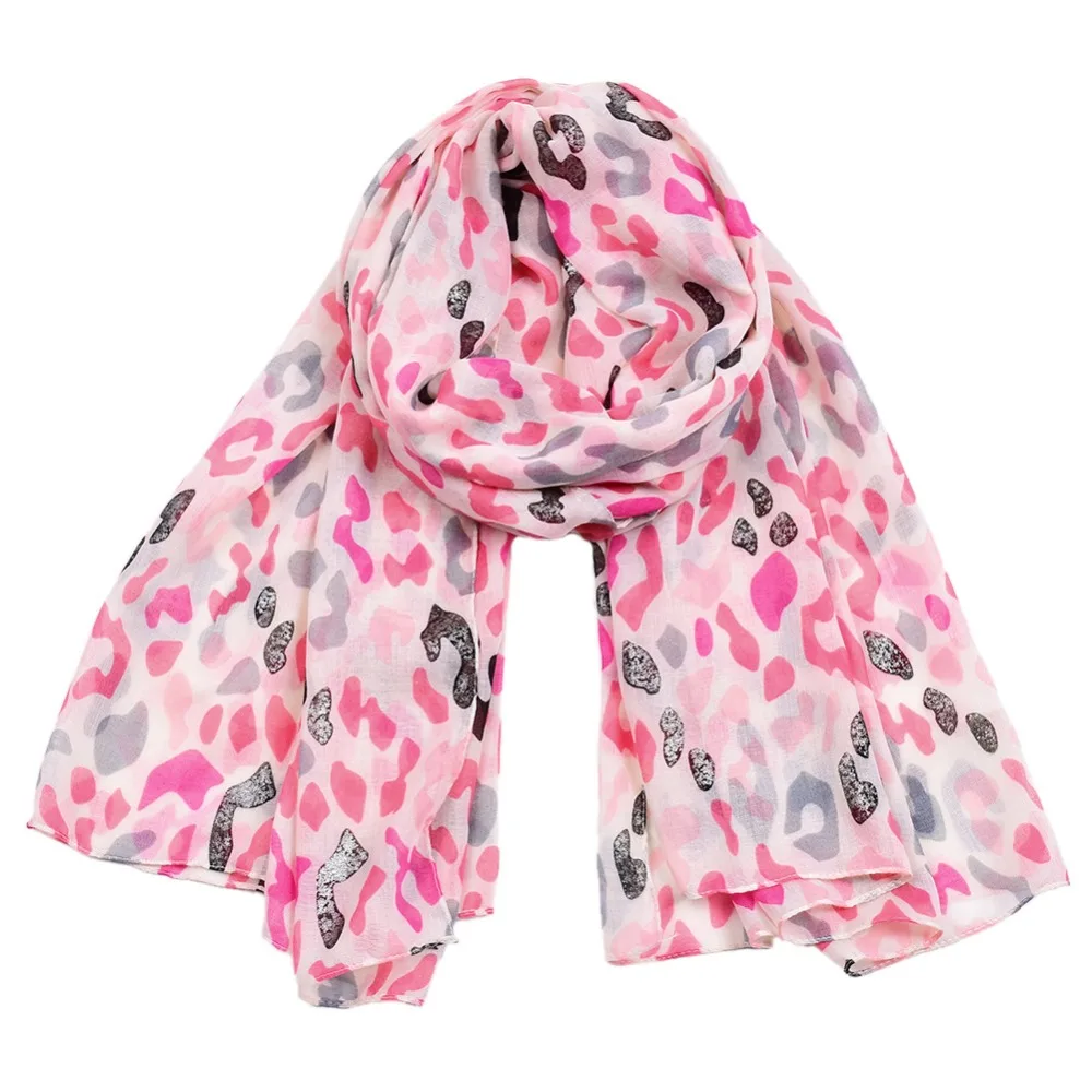 2019 Fashion Cotton Leopard Print Fringe Scarves Shawls Long Silver Foil Wrap Hijab 6 Color 10pcs/LOT Free Shipping |