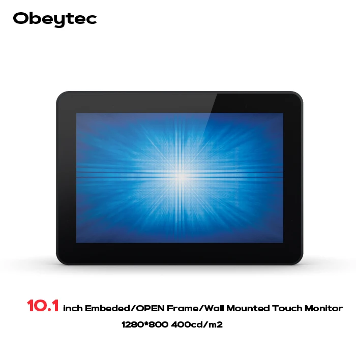 Obeytec 10 1 &quotоткрытая рамка проектируемые емкостные сенсорные мониторы 5 точек