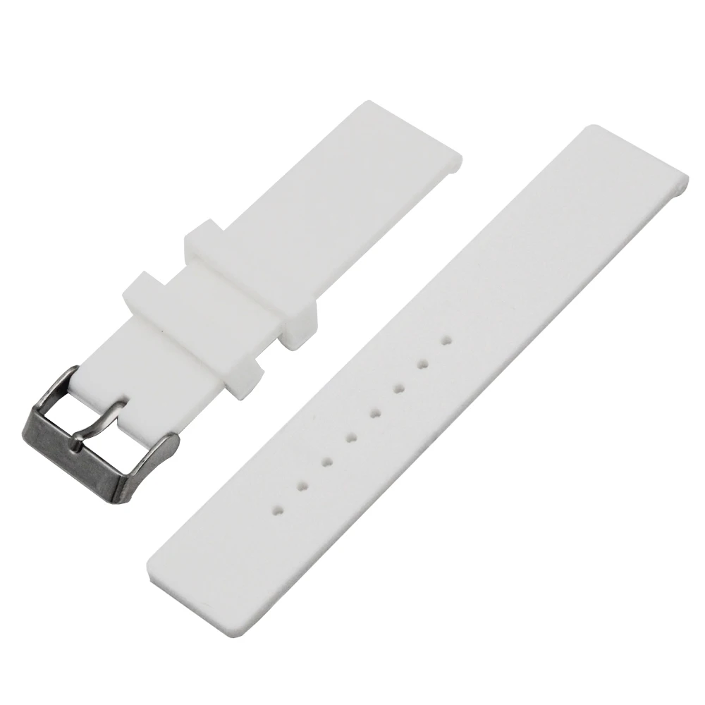 Silicone Rubber Watch Band 20mm 22mm 24mm for Maurice Lacroix Stainless Steel Pin Clasp Strap Wrist Loop Belt Bracelet + Tool