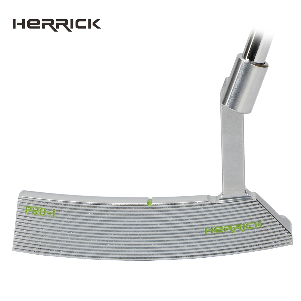 Herrick golf club putter pro-1 Мужской правый стальной вал зеленого цвета