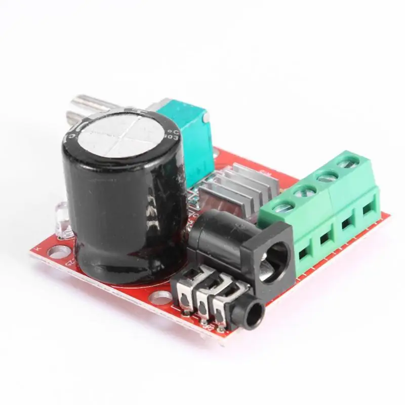 12 В Mini Hi Fi PAM8610 плата аудио стереоусилителя TDA2030 2X10W двухканальный модуль класса
