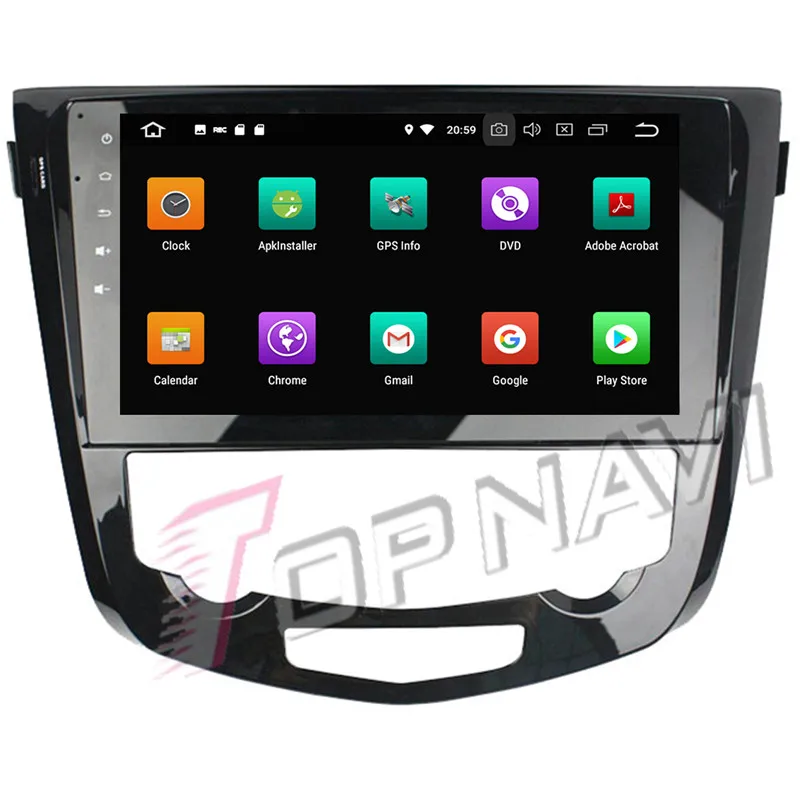 Автомобильный медиацентр Topnavi Android 9 0 для Nissan Qashqai Auto 2013 2014 2015 2016 стерео радио 2 DIN