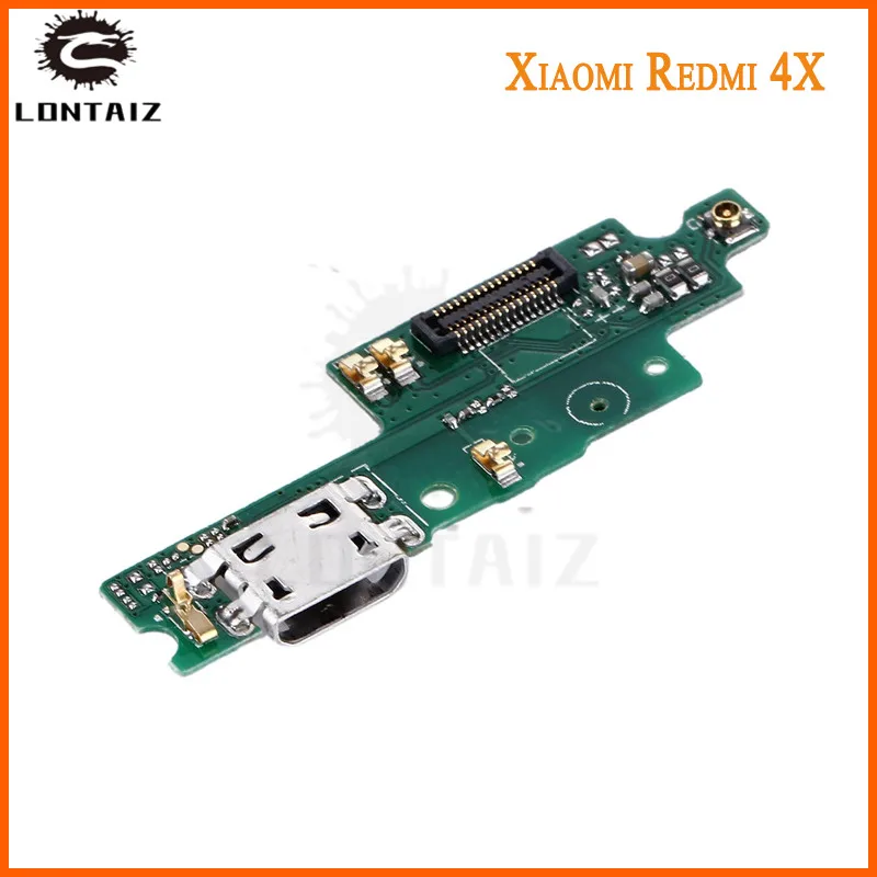 Для Xiaomi Redmi 4X Micro USB плата разъем порт зарядки док-разъем микрофон с гибким кабелем плата