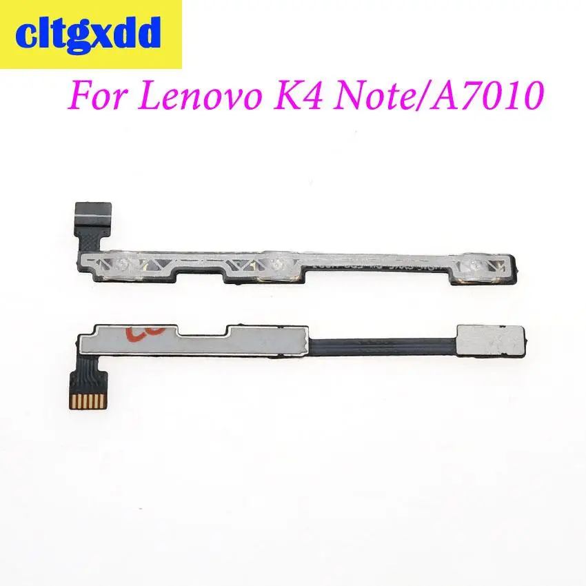 cltgxdd Power on off Volume up down Switch Key Button flex cable For Lenovo Vibe A6000 K3 Note A7000 K4 Note A7010 K5 A6020 - Цвет: For K4 Note A7010