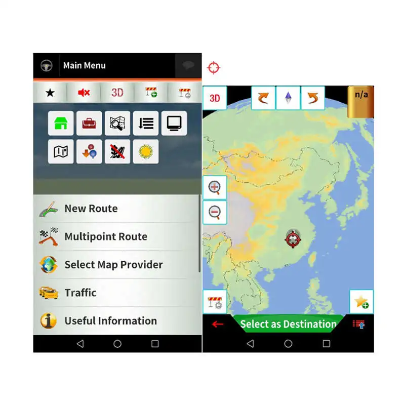 Новейший универсальный 8 г Автомобильный Gps карты навигационная карта для Sd