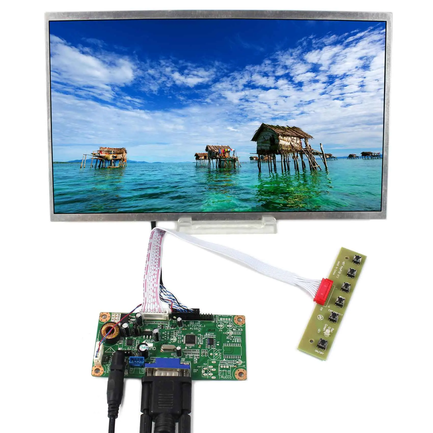 Плата контроллера VGA с ЖК-экраном 12 1 дюйма 1366x768 HSD121PHW1 | Электроника