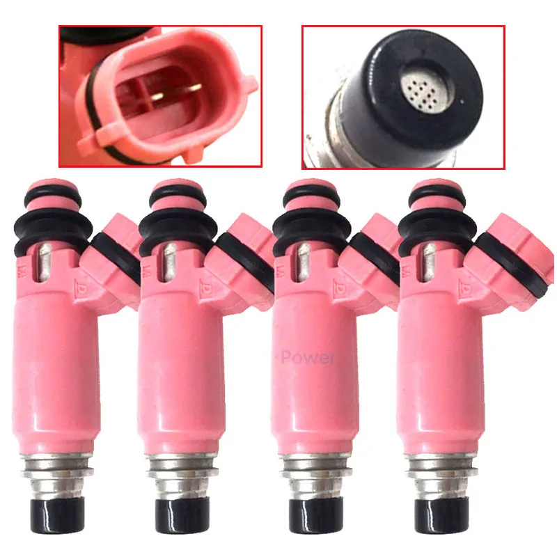 4 шт. 195500 3910 16611 AA370 550cc Топливные форсунки для Subaru Pink STI WRX Forester 16611AA370 CSL2017|Топливный