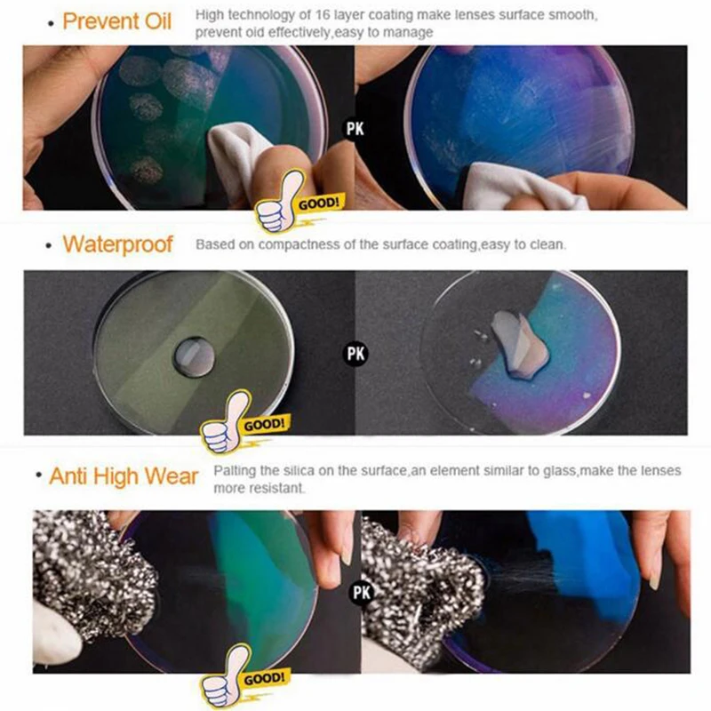 1 67 ультратонкие жесткие тонкие очки для чтения высококачественные импортные