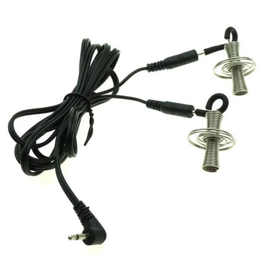 Электро шок зажимы для клитора и сосков интимные товары электрическая