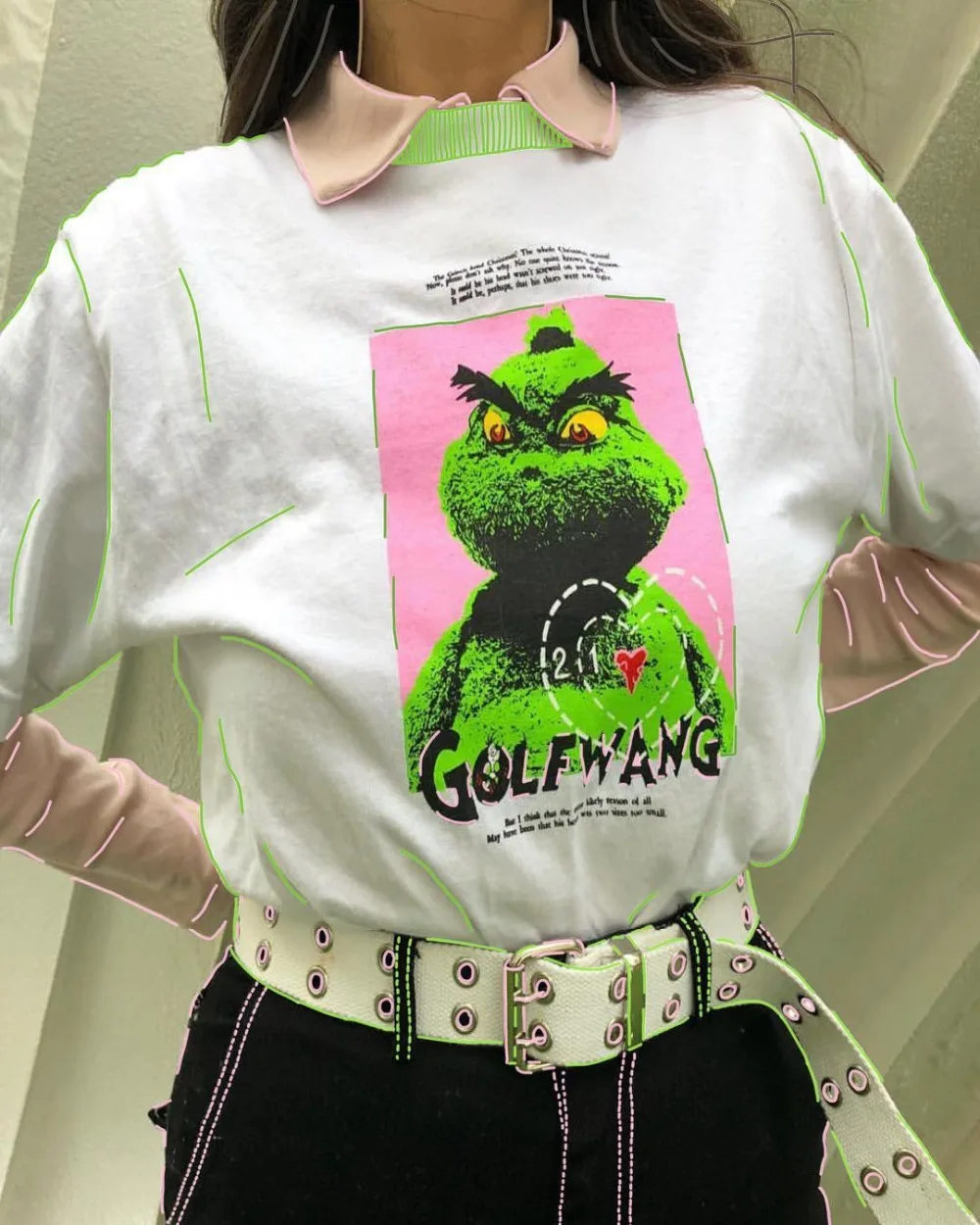 Новинка года; Роскошные футболки для гольфа «Le Fleur Tyler The Creator»; футболка в стиле хип-хоп; уличные хлопковые футболки для скейтборда; футболка; топ;# A1