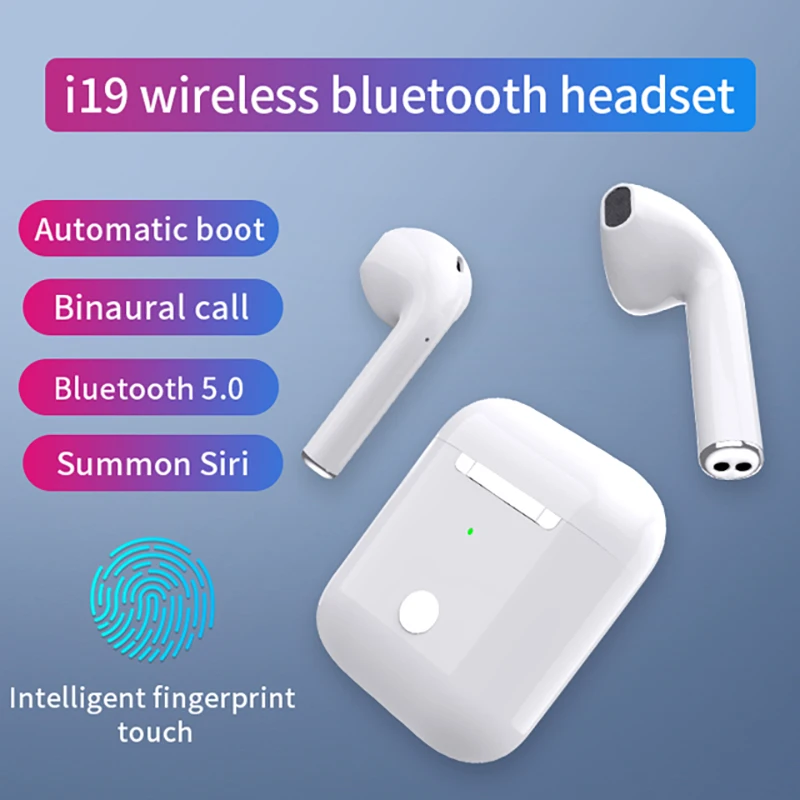 Tws 5 0 bluetooth наушники беспроводные slauchawki bezprzewowe i19 беспроводная гарнитура