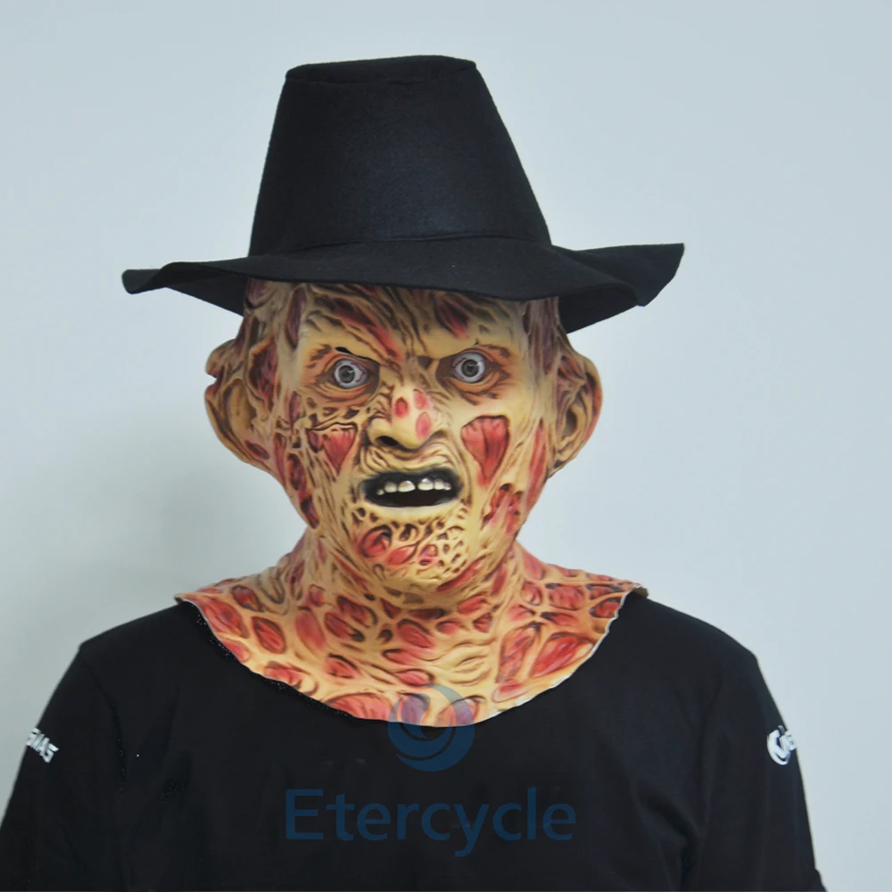 Маска ужасов Freddy Krueger маски для Хэллоуина карнавальные Вечерние Маски взрослых
