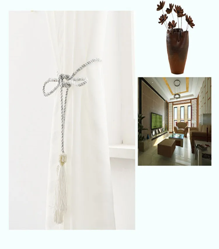 Leaves Jacquard White Dolly Tulle Curtain For Bedroom Modern Window Living Room | Дом и сад