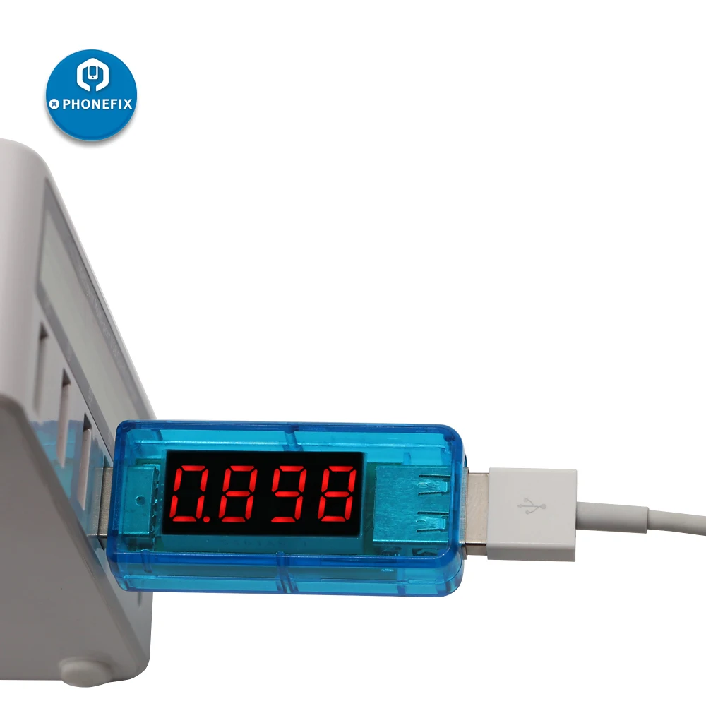 PHONEFIX новинка ЖК дисплей USB порт выход ток Цифровое зарядное устройство тестер