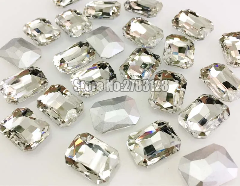 Белый прямоугольник восьмиугольная форма высококачественное Хрустальное