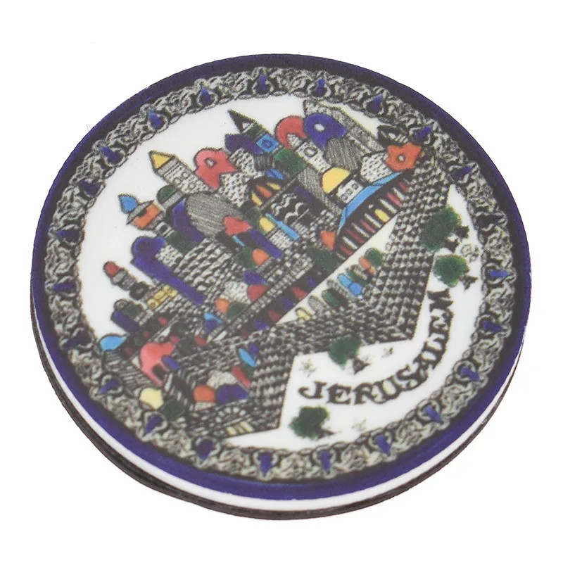 Lychee круглые магниты на холодильник акриловые верблюжьи наклейки сувенирные