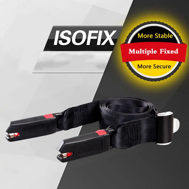 Новый общий интерфейс ISOFIX Carmind Черный Защитный фиксатор для детей и взрослых|kids