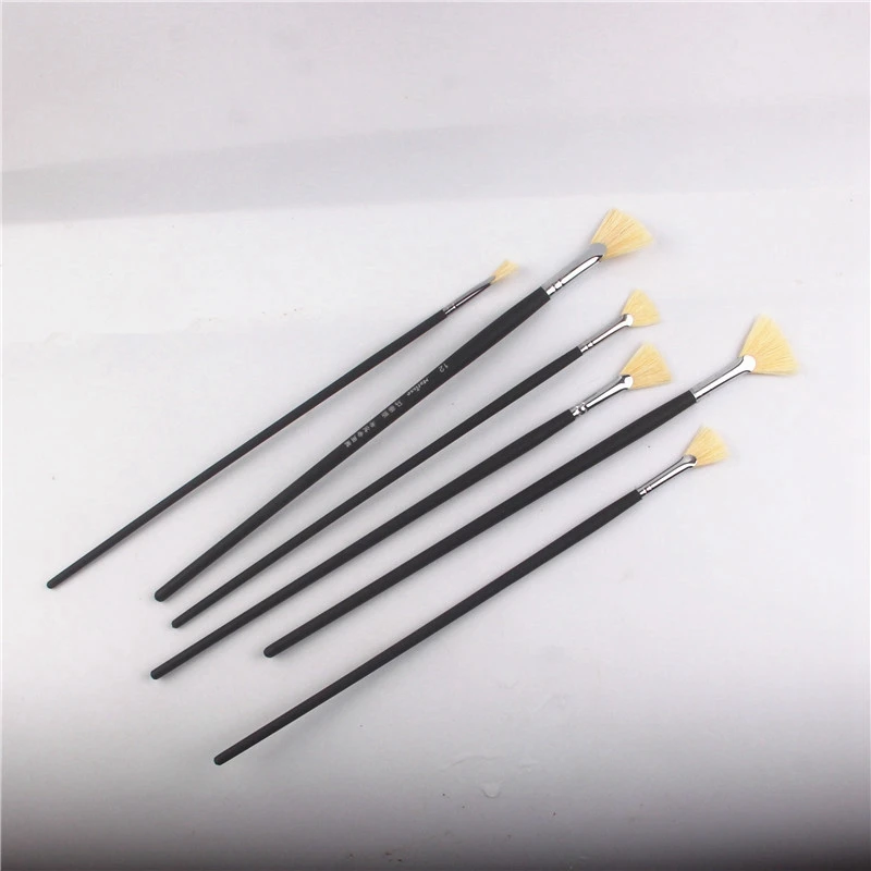 6 шт./компл. кисть для масляной живописи щетина художественной | Канцтовары офиса