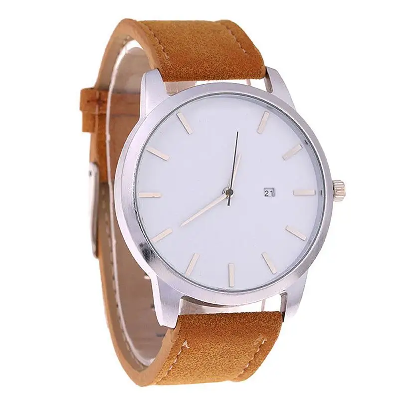 LinTimes Reloj 2020 большой циферблат военные кварцевые мужские часы кожа спортивные